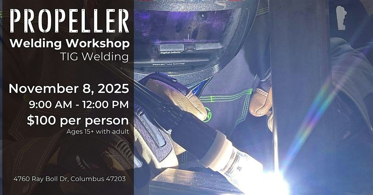TIG Welding Workshop, 8 November | Event in Columbus | AllEvents