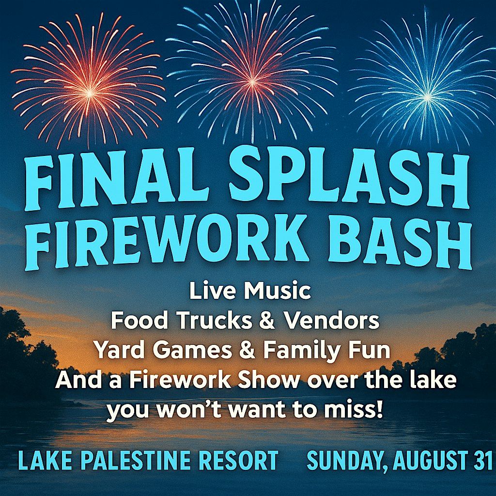 Finial Splash Firework Bash, 31 August | Event in Frankston | AllEvents
