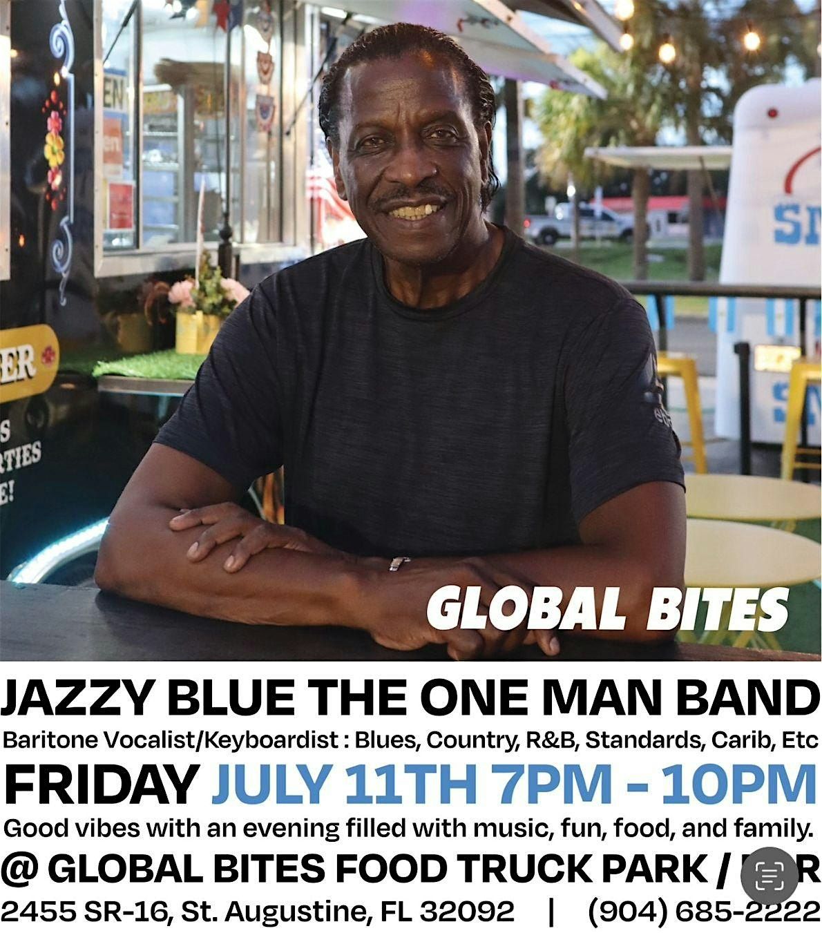 Jazzy Blue, 11 July | Event in St. Augustine | AllEvents