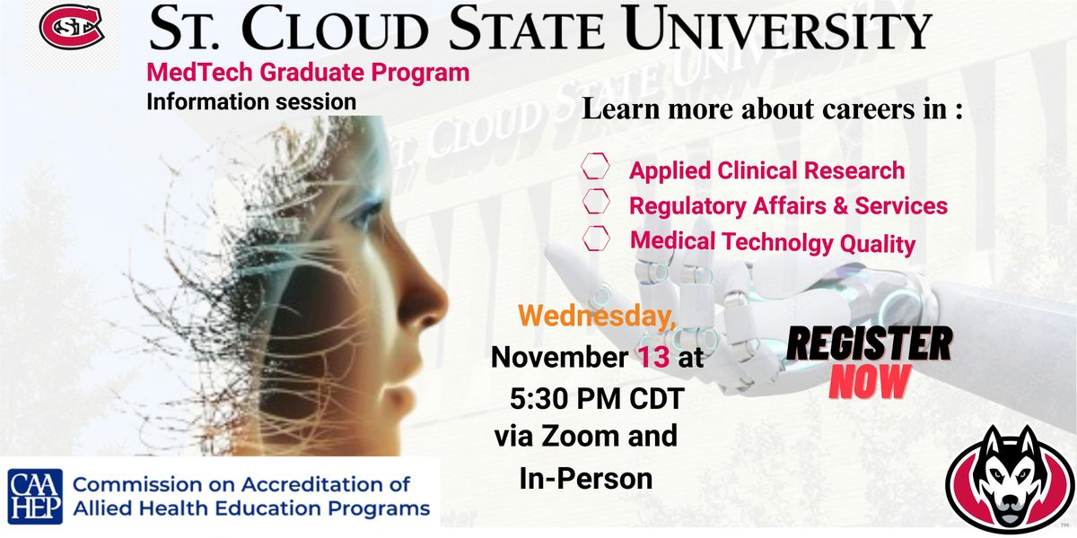MedTech Graduate Programs Information Session, 13 November | Event in Plymouth | AllEvents