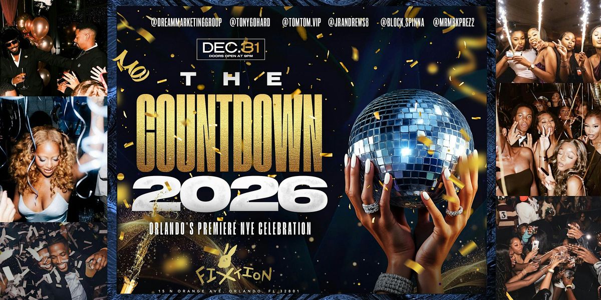 COUNTDOWN 2026 • ORLANDO’S PREMIERE NEW YEARS EVE CELEBRATION, 31 December | Event in Orlando | AllEvents