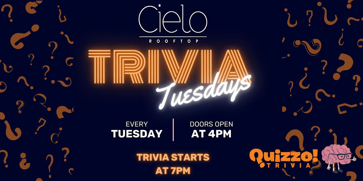 Trivia Tuesdays at Cielo Rooftop | Event in Detroit | AllEvents