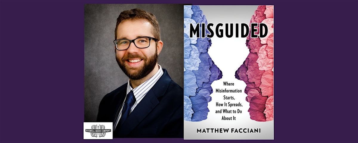 Matthew Facciani, author of MISGUIDED- an in-person Boswell event, 9 July | Event in Milwaukee | AllEvents
