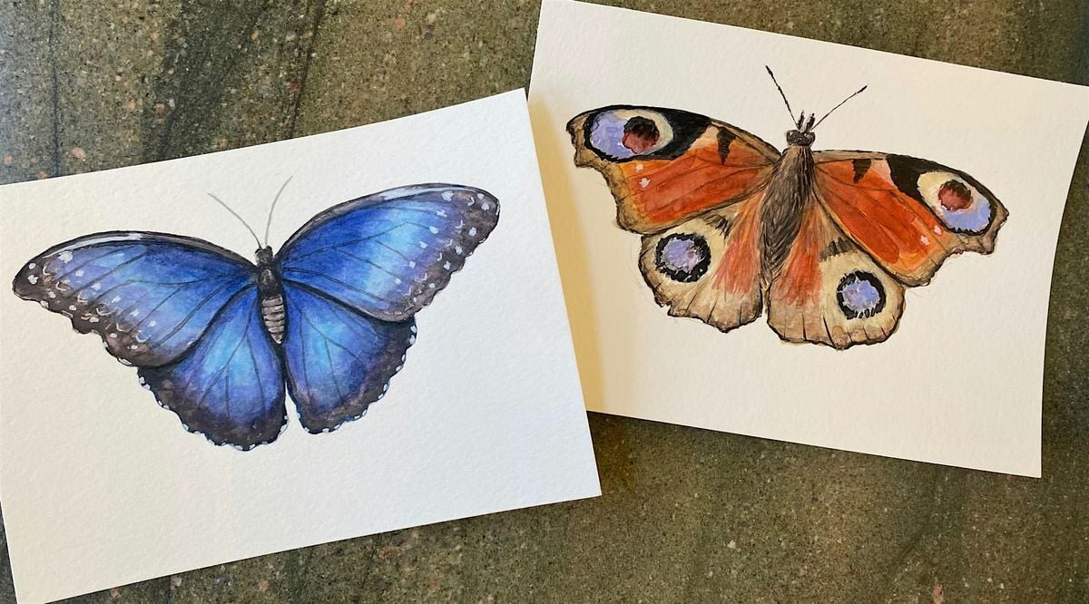 Paint Night - Butterflies & Moths, 21 August | Event in Portland | AllEvents