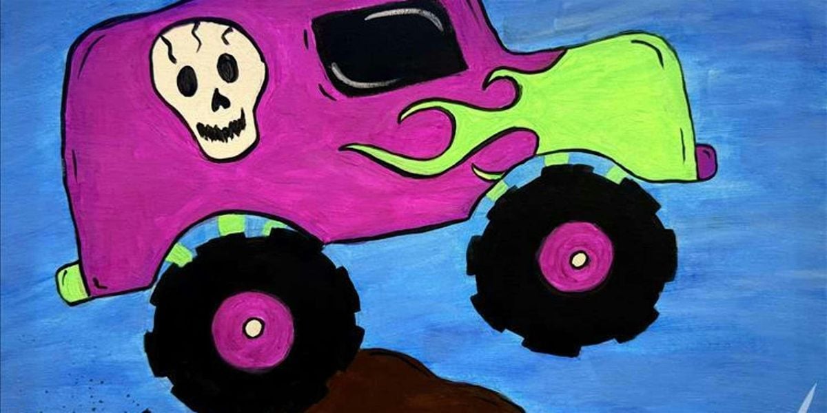 Monster Truck Rally - Paint and Sip by Classpop!™, 28 June | Event in Houston | AllEvents