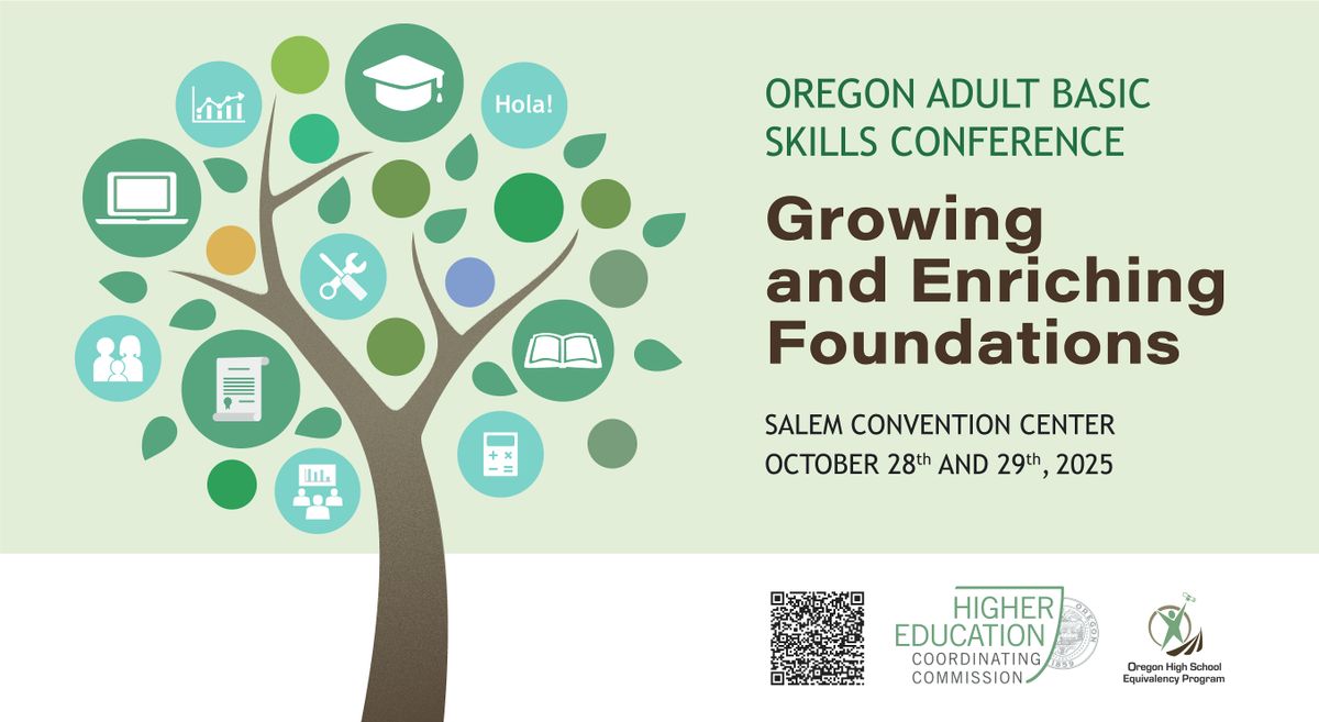 Oregon Adult Basic Skills Conference: Growing and Enriching Foundations, 28 October | Event in Salem | AllEvents