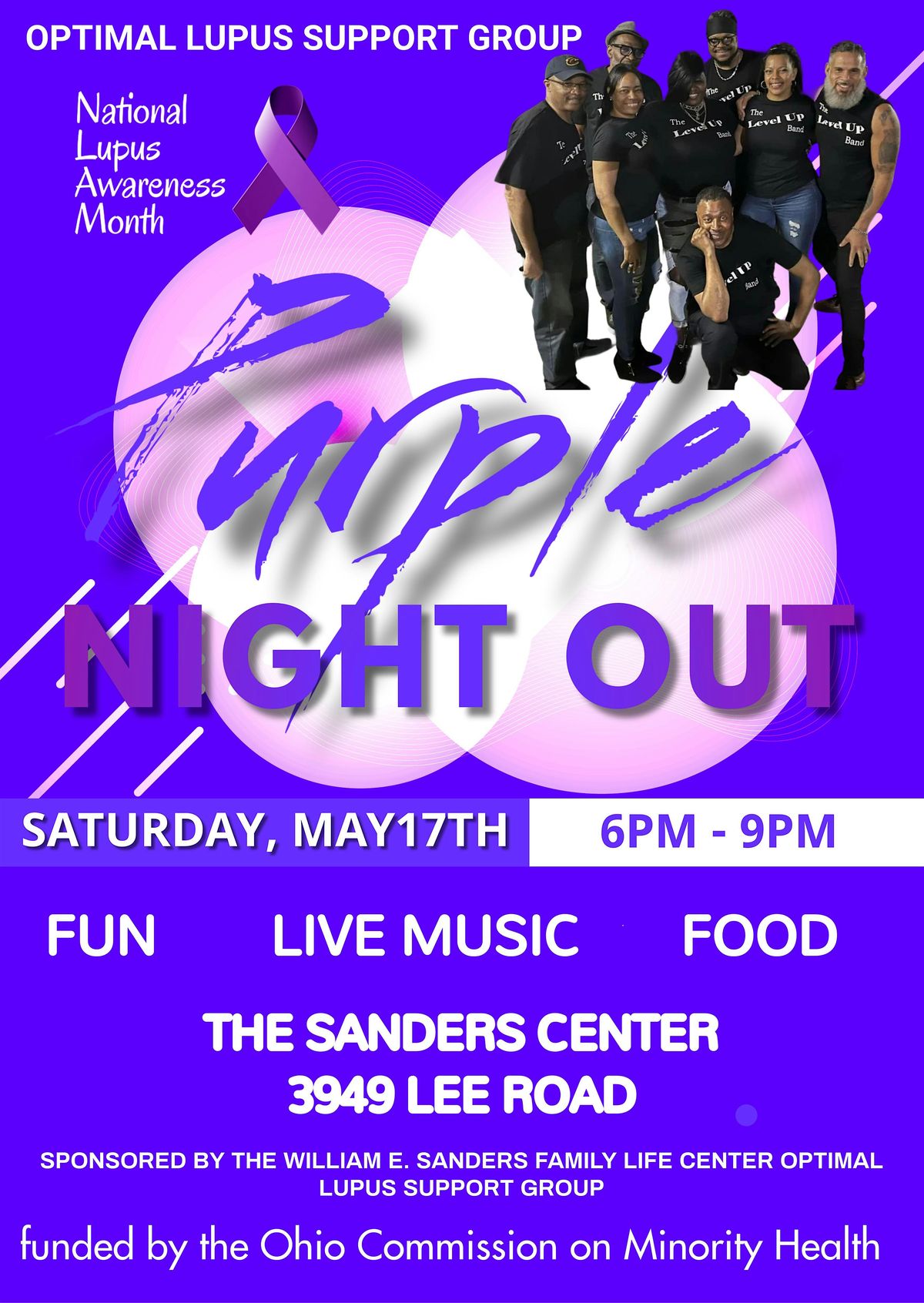 Lupus Awareness Purple Night Out, 17 May | Event in Cleveland  | AllEvents