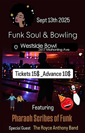 Pharaoh Scribes of Funk/The Royce Anthony Band, 13 September | Event in Youngstown | AllEvents
