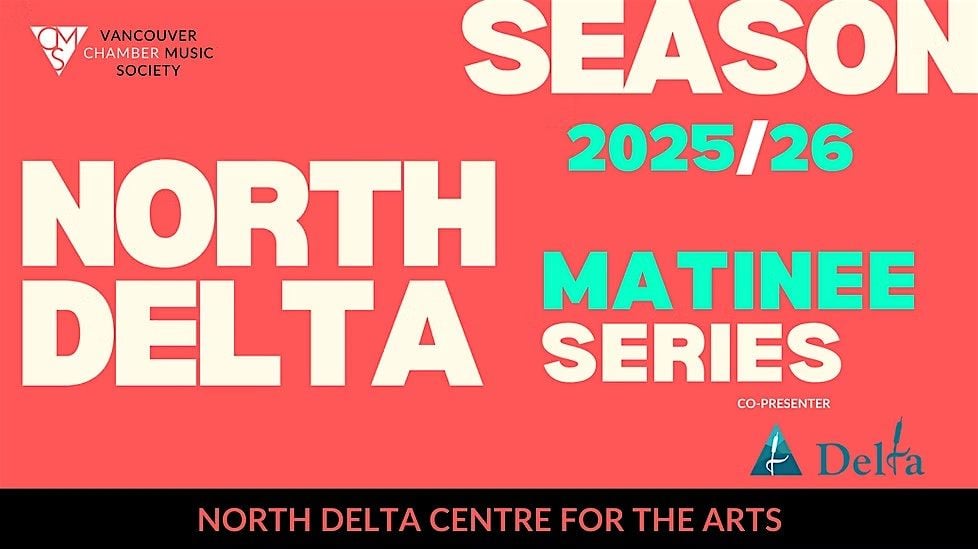 North Delta Matinee Series: Vancouver String Quartet, 24 February | Event in Delta | AllEvents