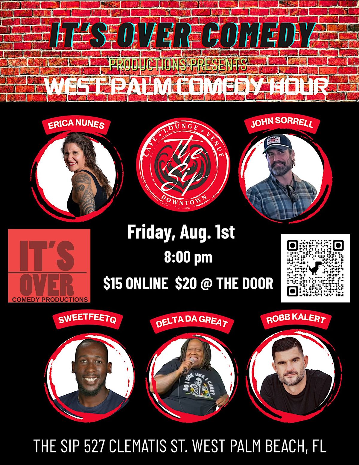 West Palm Comedy Hour Showcase, 15 August | Event in West Palm Beach | AllEvents