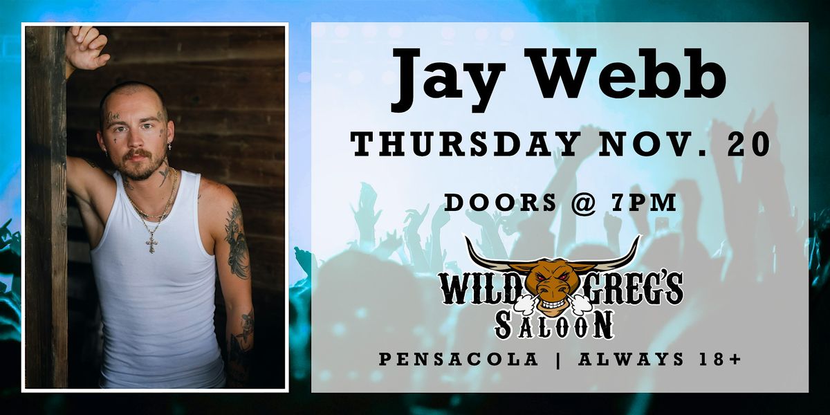 Jay Webb Live In Concert, 20 November | Event in Pensacola | AllEvents