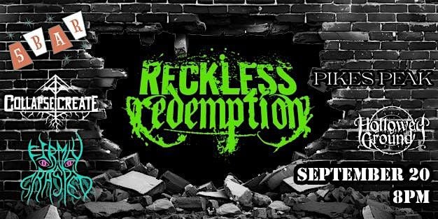 Reckless Redemption, 20 September | Event in Beloit | AllEvents