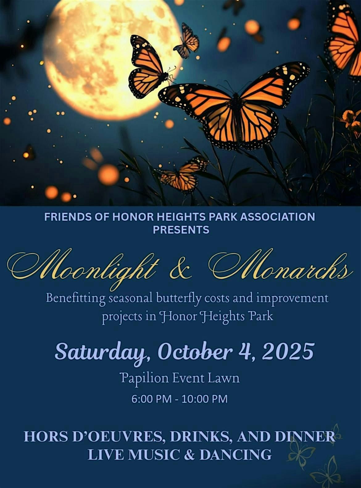 2025 Moonlight & Monarchs Dinner, 4 October | Event in Muskogee | AllEvents