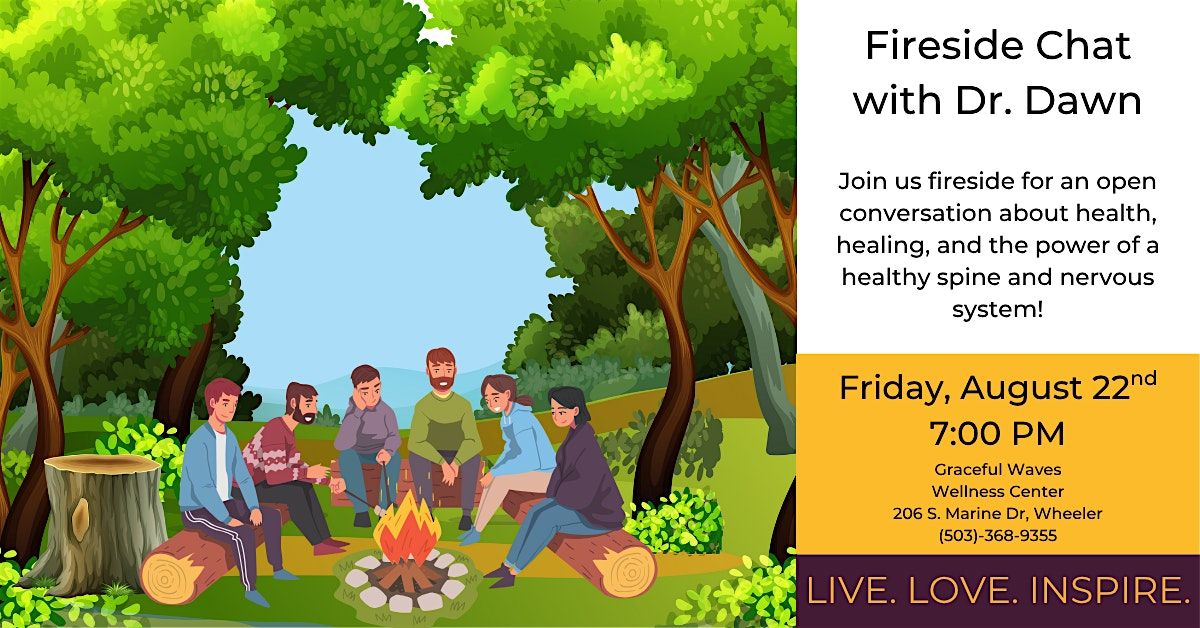 Fireside Chat with Dr. Dawn, D.C., 22 August | Event in Wheeler | AllEvents