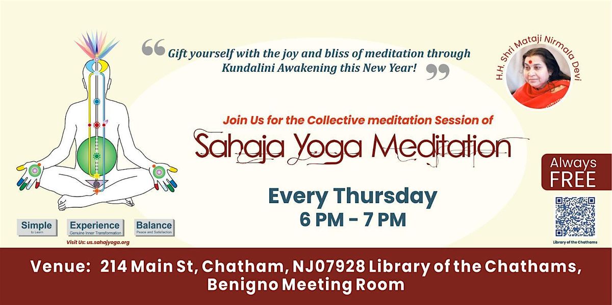 Free one-hour meditation classes for self-discovery & innerpeace - Chatham | Event in Chatham | AllEvents