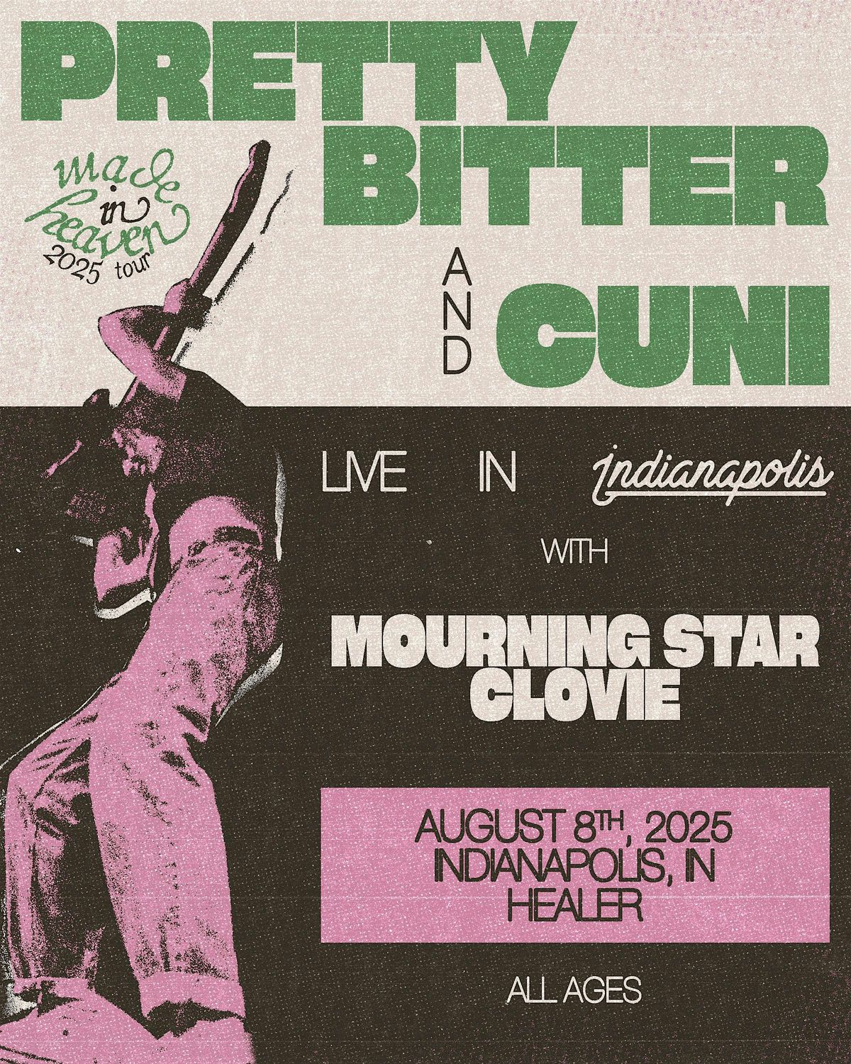 PRETTY BITTER / CUNI / MOURNING STAR / CLOVIE live at Healer | Event in Indianapolis | AllEvents