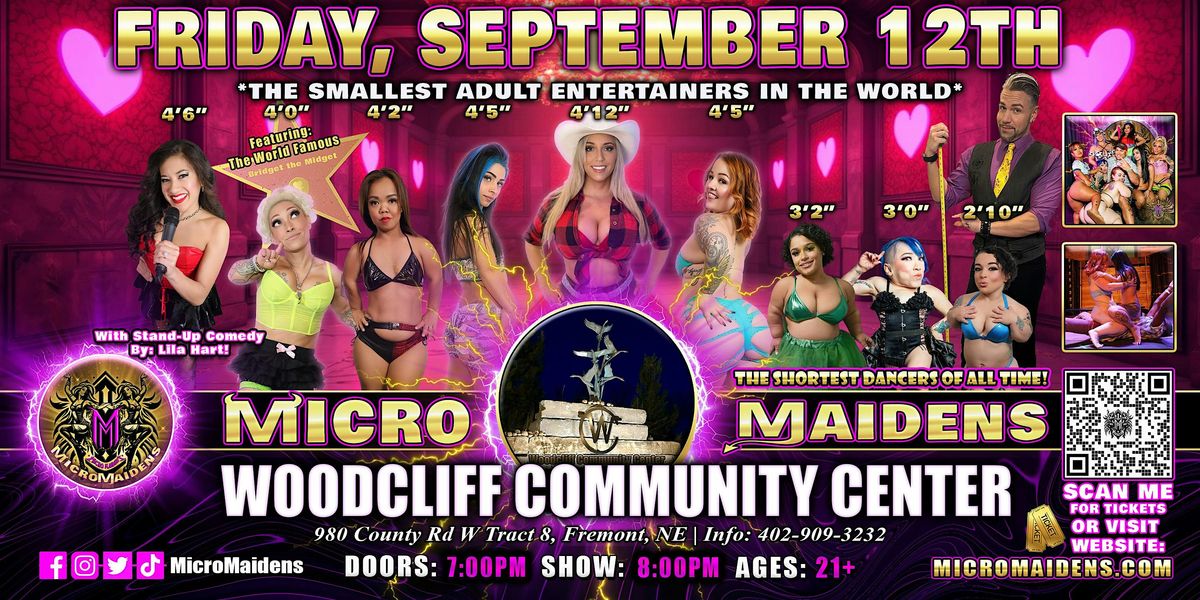 Fremont, NE - Micro Maidens Dwarf Dancers @ Woodcliff Community Center, 12 September | Event in Fremont | AllEvents