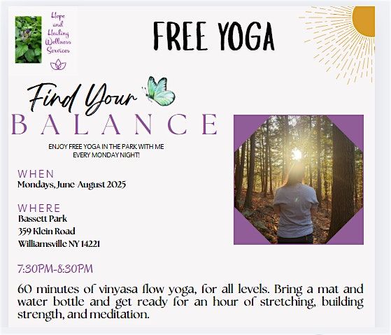Free Yoga in the Park, 2 June | Event in Williamsville | AllEvents
