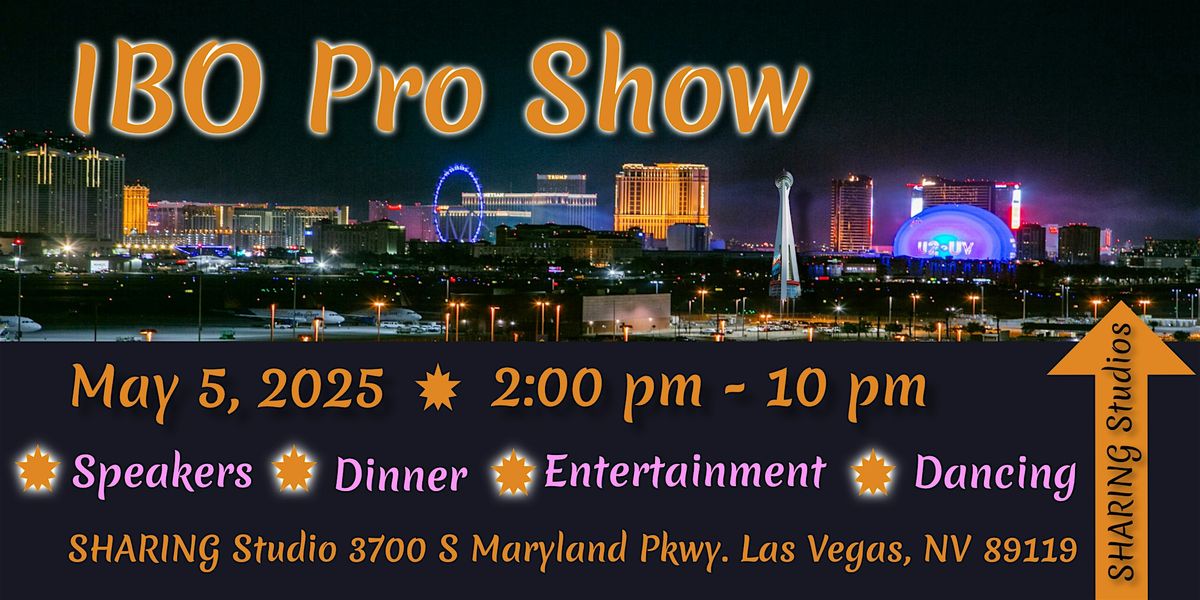 IBO PRO SHOW | Event in Las Vegas | AllEvents