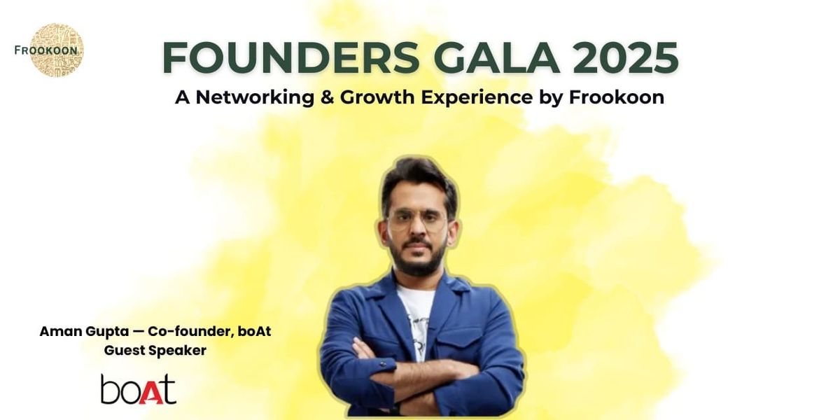 Founders Gala, 26 December | Event in New Delhi | AllEvents