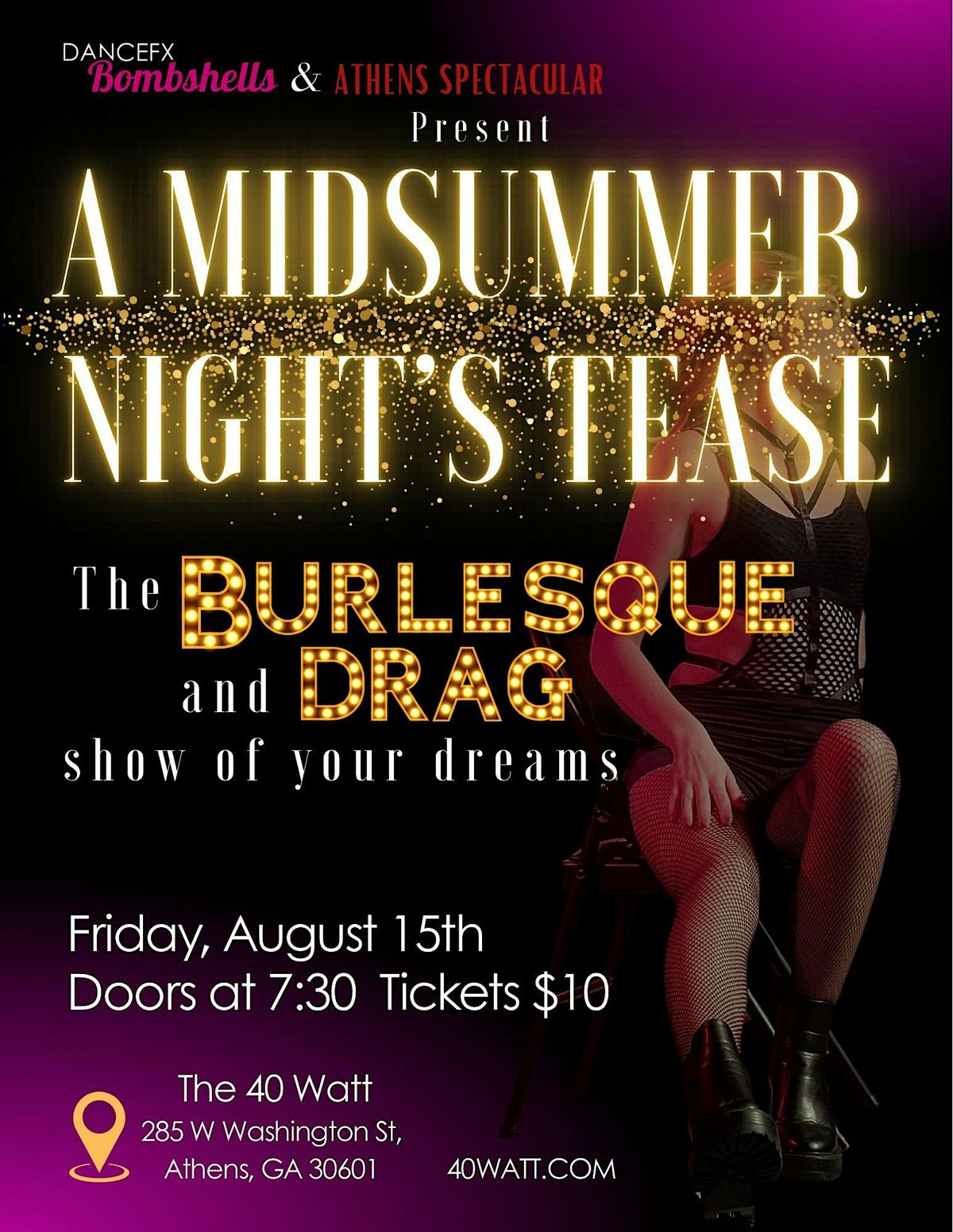 A Midsummer Night's Tease  - The Burlesque and Drag Show of your Dreams.., 15 August | Event in Athens | AllEvents