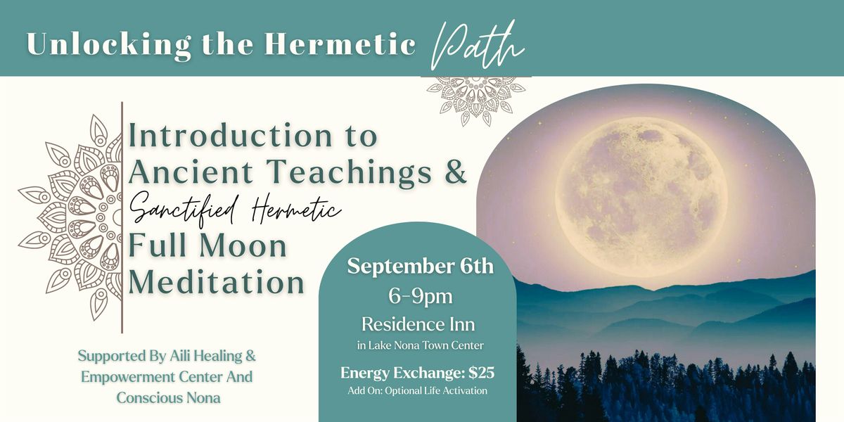 Unlocking the Hermetic Path, 6 September | Event in Orlando | AllEvents