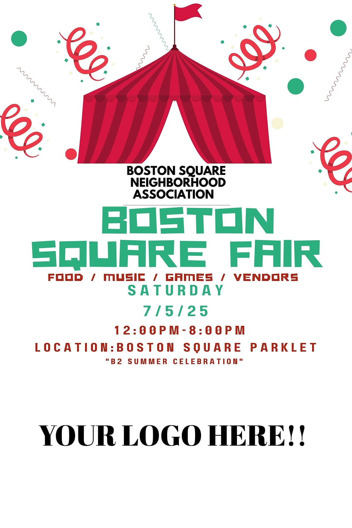 Boston Square Fair VENDOR SIGN UP!! 2025, 5 July | Event in Grand Rapids | AllEvents