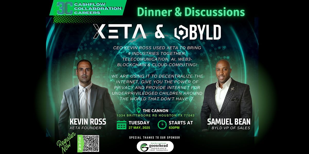 3C CASHFLOW COLLABORATION CAREERS Dinner & Discussions, 26 June | Event in Houston | AllEvents