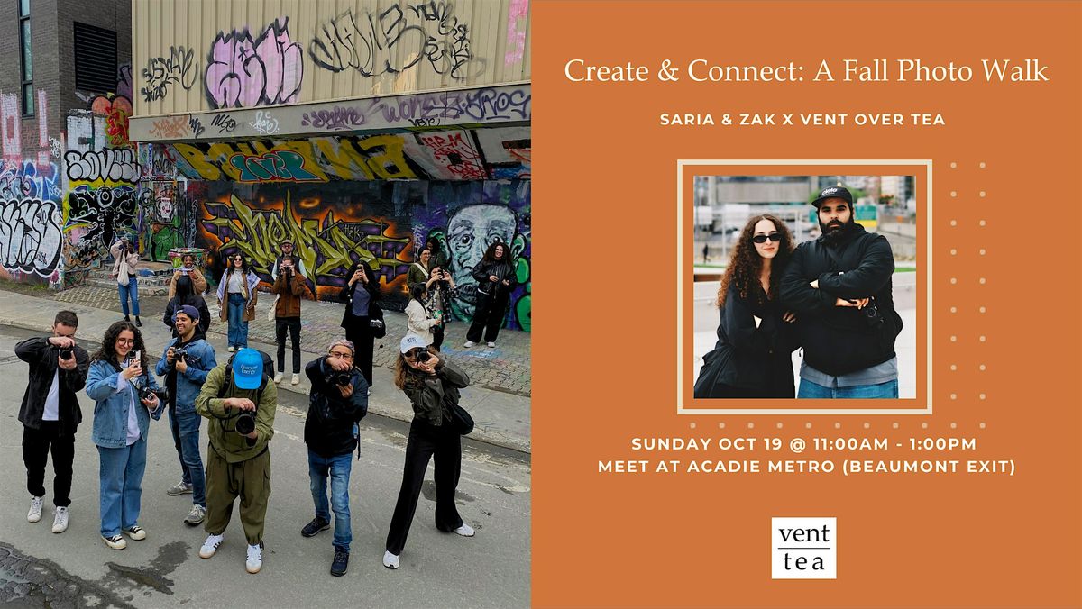 Create and Connect: A Fall Photo Walk, 19 October | Event in Montréal | AllEvents