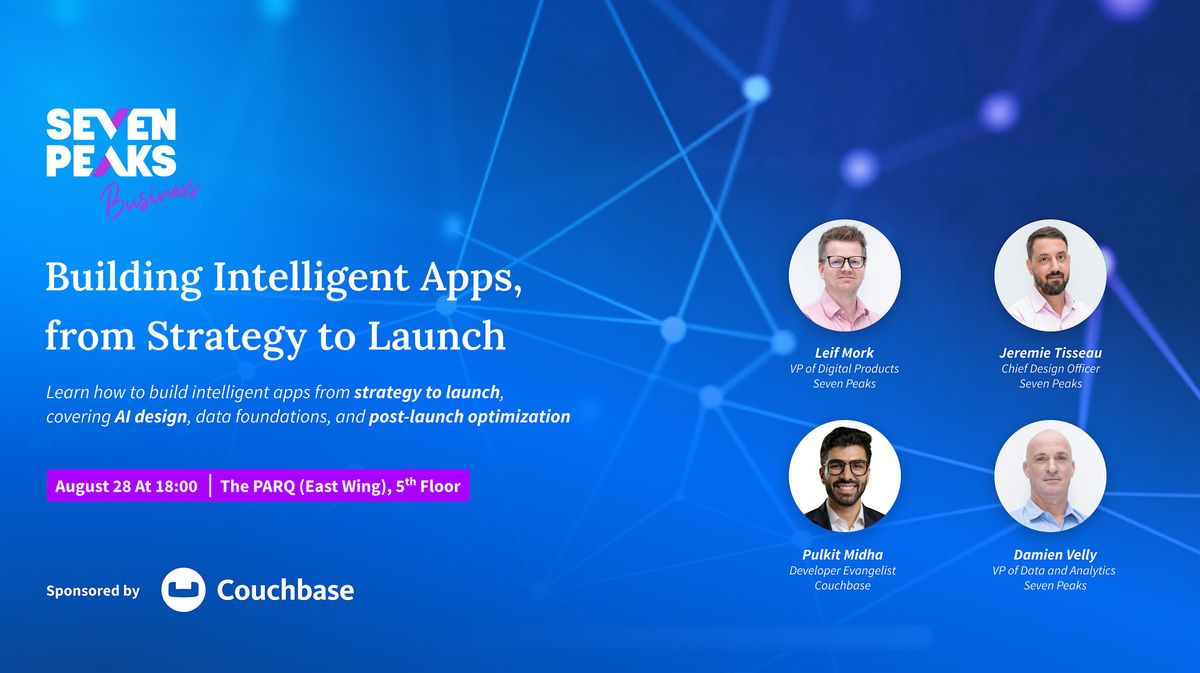 Building Intelligent Apps, from Strategy to Launch, 28 August | Event in เขตคลองเตย | AllEvents