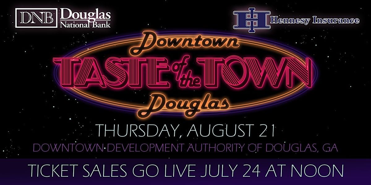 Taste of the Town 2025 - Downtown Douglas, 21 August | Event in Douglas | AllEvents