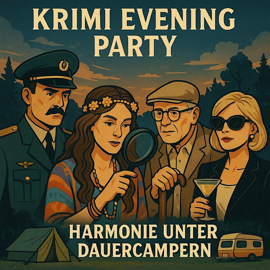 Krimi Evening Party: „Harmonie unter Dauercampern“, 14 June | Event in Düsseldorf | AllEvents
