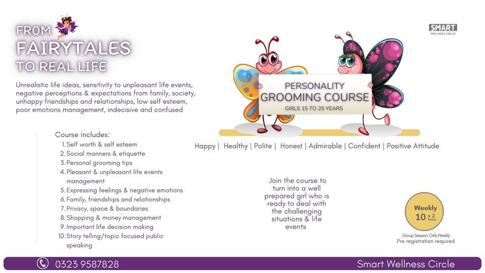 Girls Grooming Course, F 6 Markaz, Islamabad, 17 June 2023 AllEvents.in