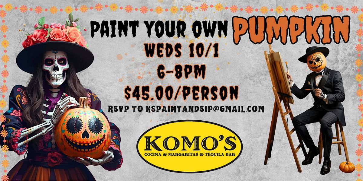 PYOP: PAINT YOUR OWN PUMPKIN NIGHT at Komos Cocina in Long Beach, 1 October | Event in Long Beach | AllEvents