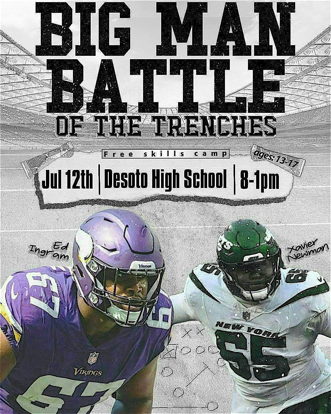 INGRAM X NEWMAN 1st ANNUAL YOUTH SKILLS CAMP, 12 July | Event in DeSoto | AllEvents