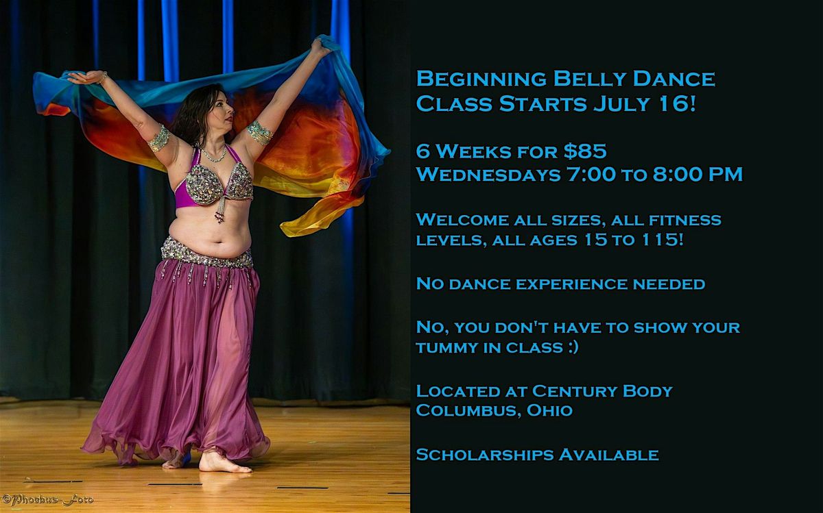Intro to Belly Dance: 6 Week Session, 16 July | Event in Columbus | AllEvents