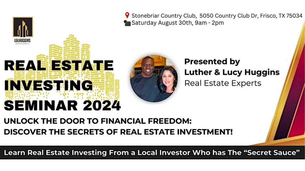 Real Estate Secrets- How to Build Wealth through Real Estate Investing, 30 August | Event in Frisco | AllEvents