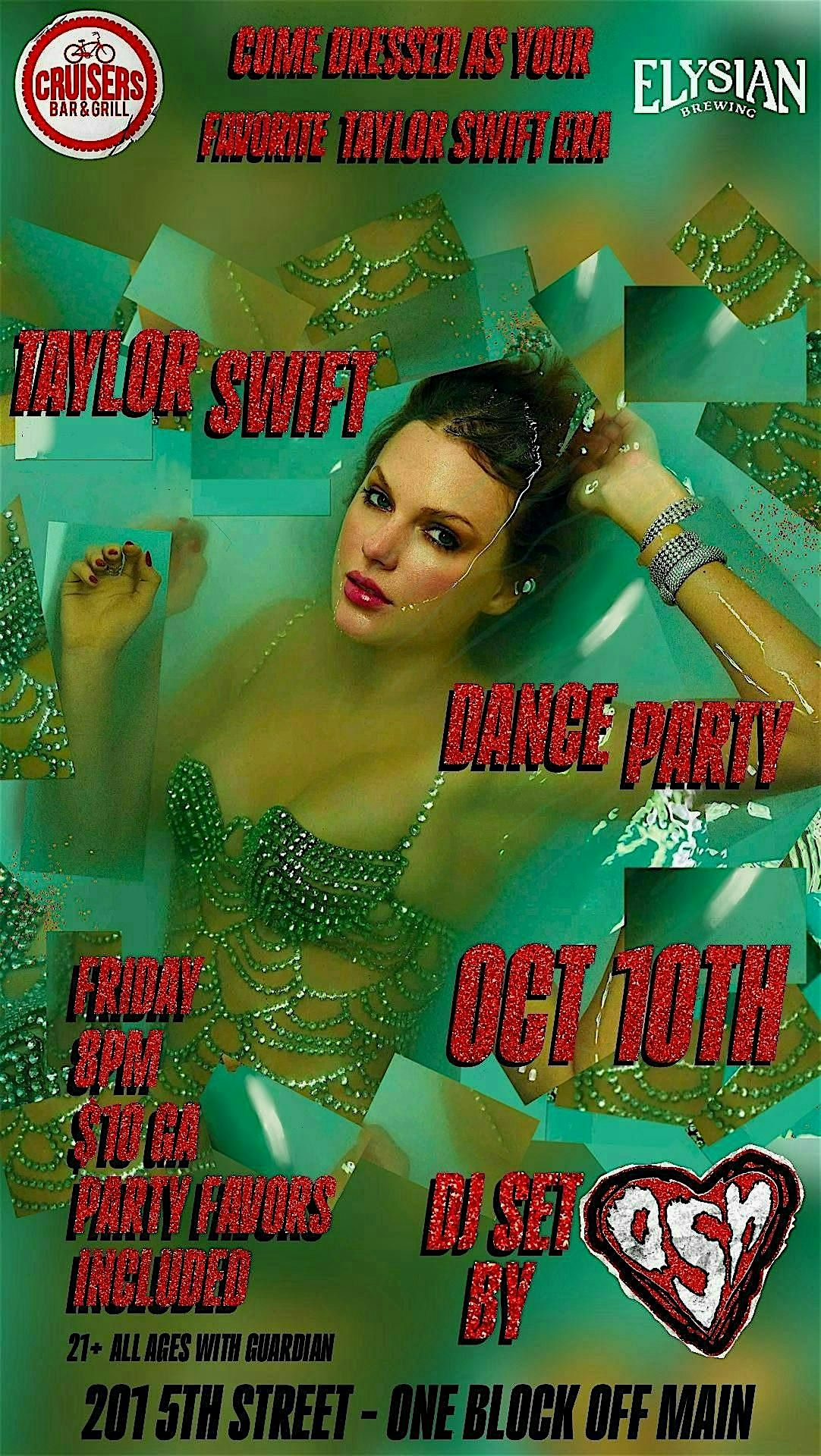 Taylor Swift Dance Party at Cruisers HB, 10 October | Event in Huntington Beach | AllEvents