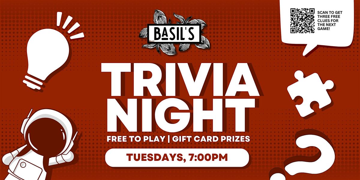 Trivia Night at Basil's | Event in Boone | AllEvents