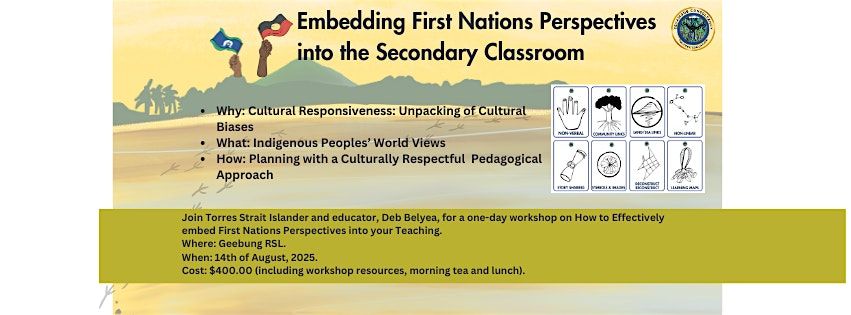 Embedding First Nations Perspectives into the Secondary Curriculum, 14 August | Event in Geebung | AllEvents