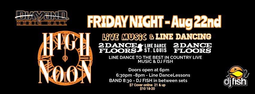 Live Music with High Noon and Line Dancing, 22 August | Event in saint peters | AllEvents