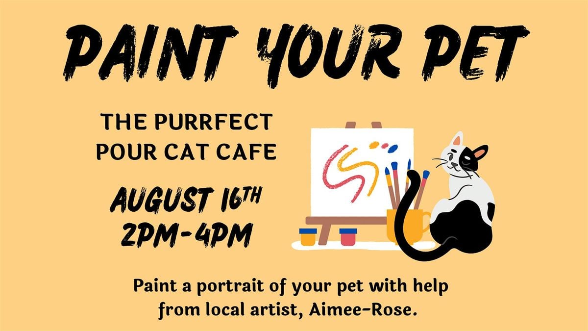 Paint Your Pet at The Purrfect Pour Cat Cafe, 16 August | Event in Lincolnton | AllEvents