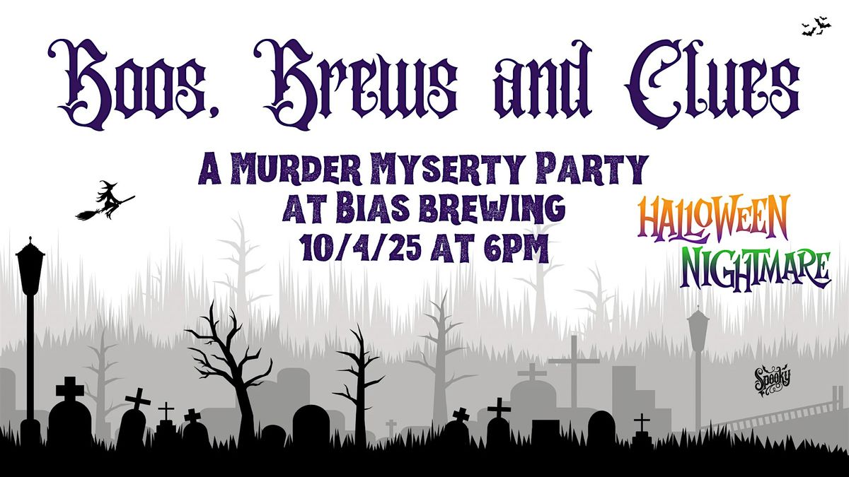 Boos, Brews and Clues - A M**der Mystery Party, 4 October | Event in Kalispell | AllEvents