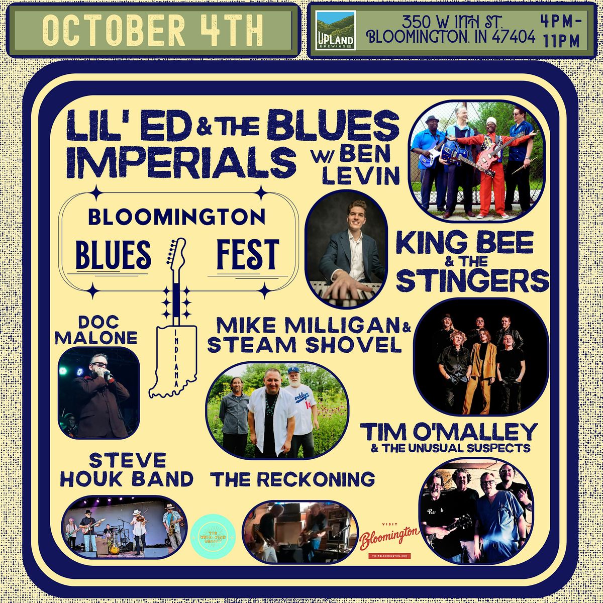 Bloomington Blues Fest at Upland Brewing Co, 4 October | Event in Bloomington | AllEvents