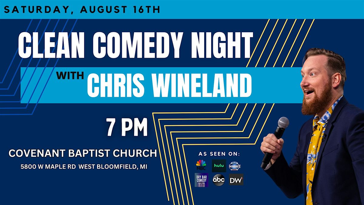 Clean Comedy Night at West Bloomfield, 16 August | Event in West Bloomfield Township | AllEvents