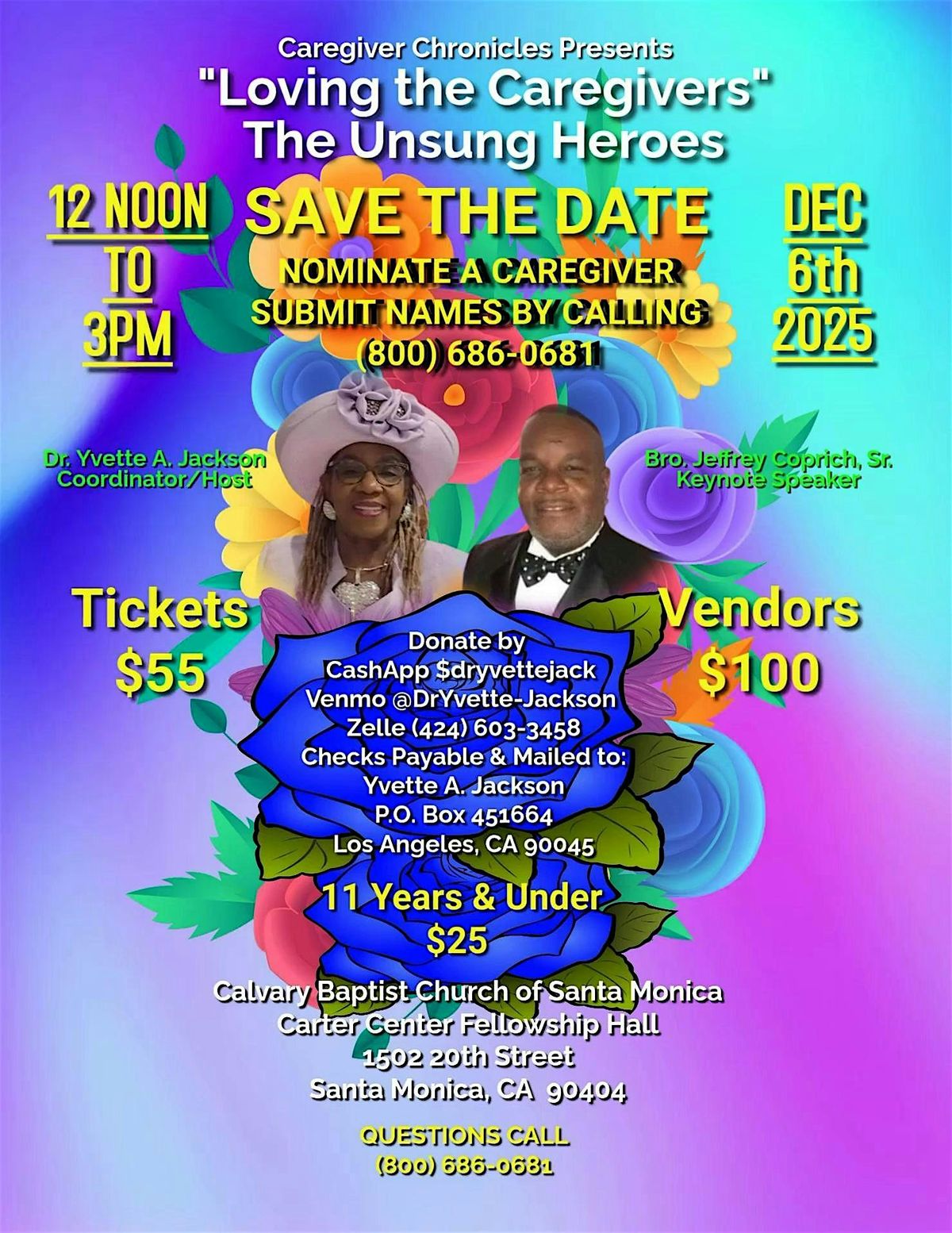 Loving The Caregivers "The Unsung Heroes" Awards Program, 6 December | Event in Santa Monica | AllEvents