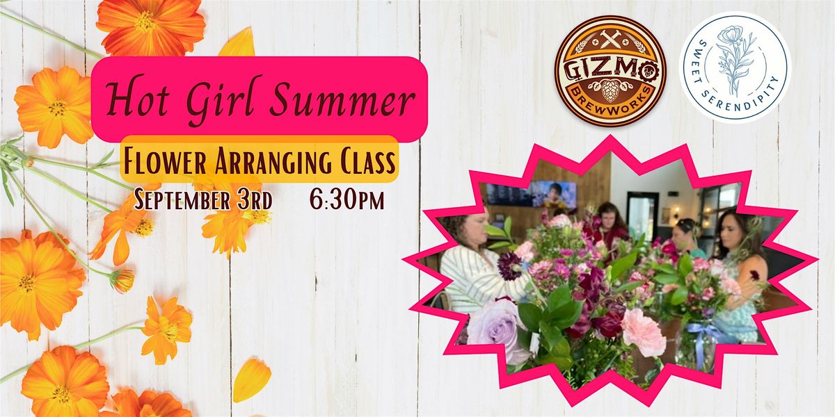 Hot Girl Summer Flower Arranging Class, 3 September | Event in Durham | AllEvents