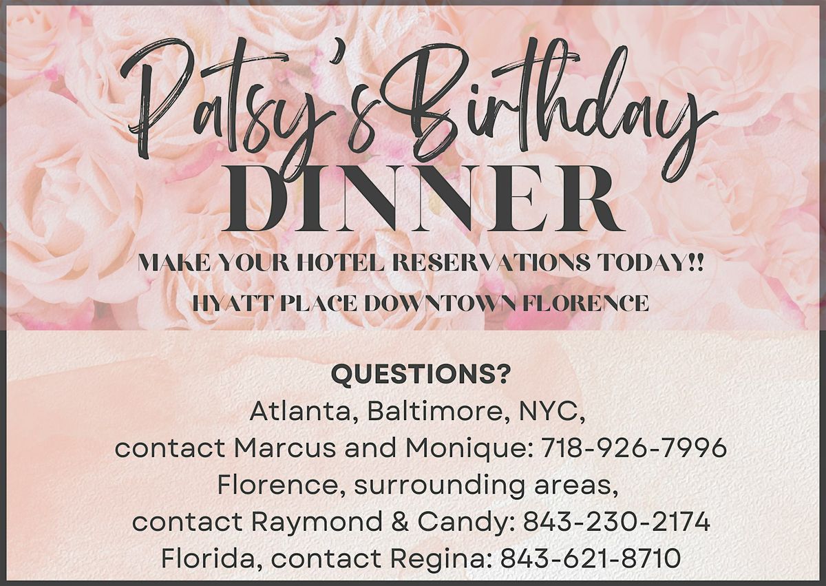 Patsy's 70th Birthday Bash, 23 August | Event in Darlington | AllEvents