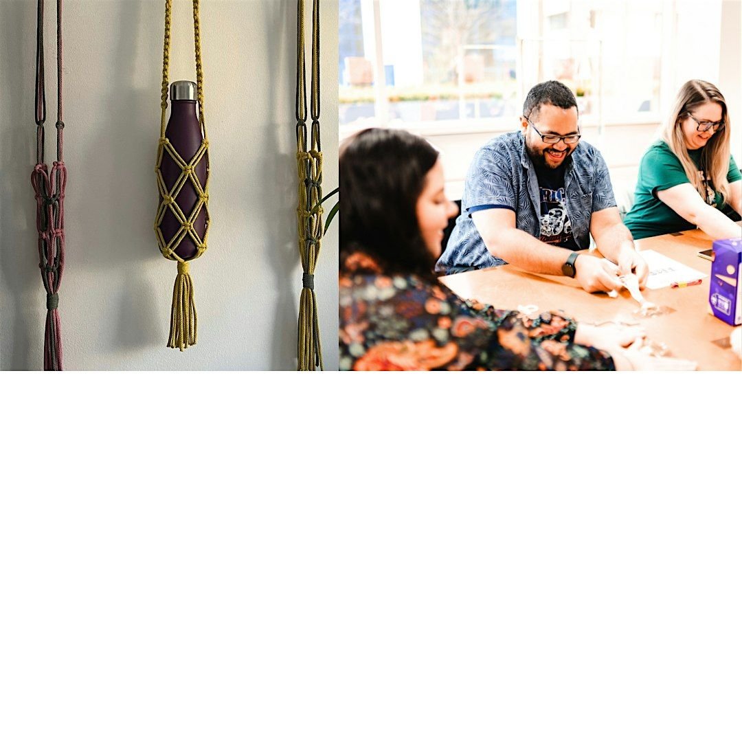 Macrame Water or Wine Bottle Holder Workshop - coffee & cake included, 12 October | Event in Manchester
