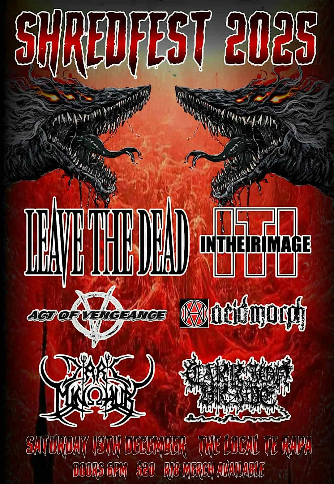 Shredfest 2025, 13 December | Event in Hamilton | AllEvents